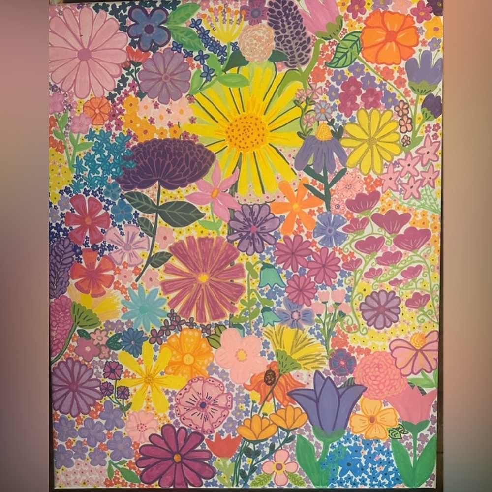 Colorful Floral Painting